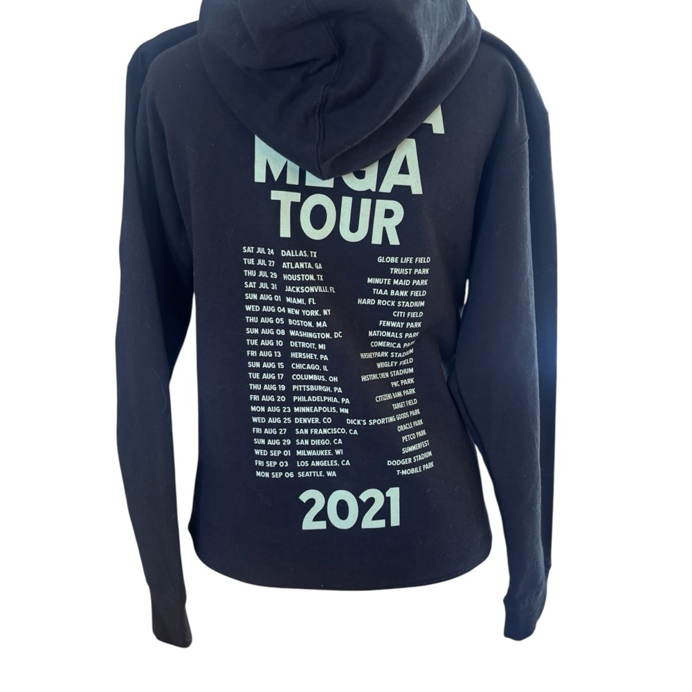 Green Day Hella Mega Tour 2021 Hoodie Size Small Black Band Merch - Picture 4 of 5